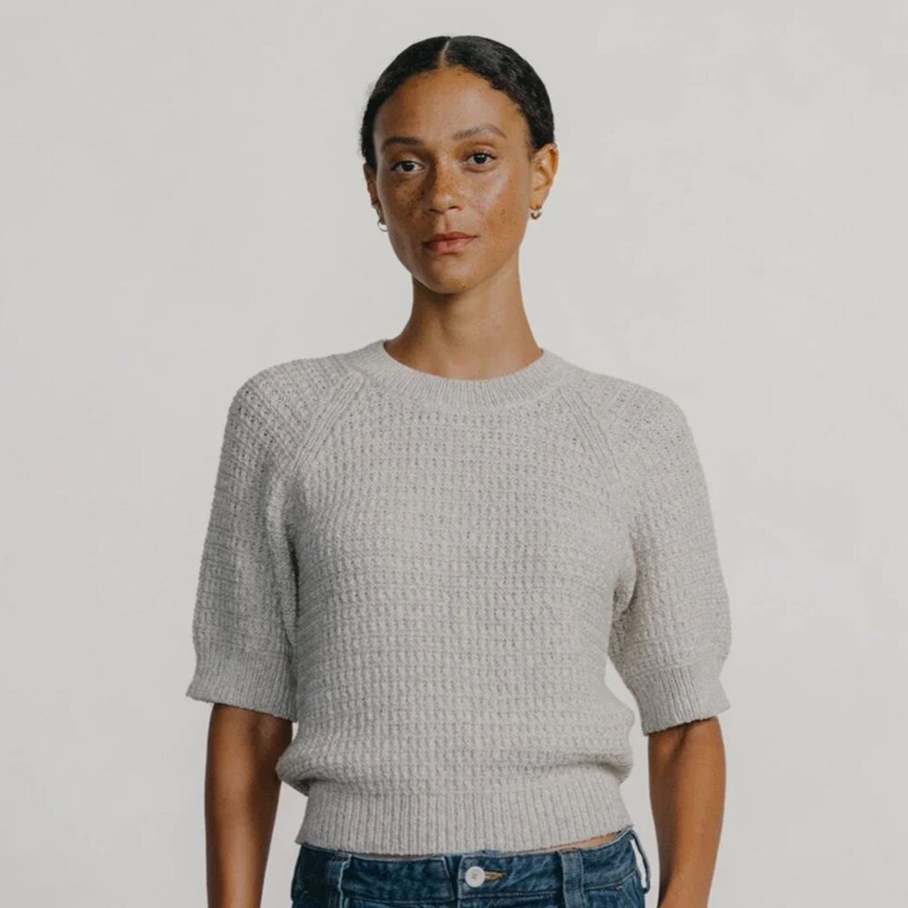 OZMA Lloyd SWEATER | Heather Grey | XS | NWOT